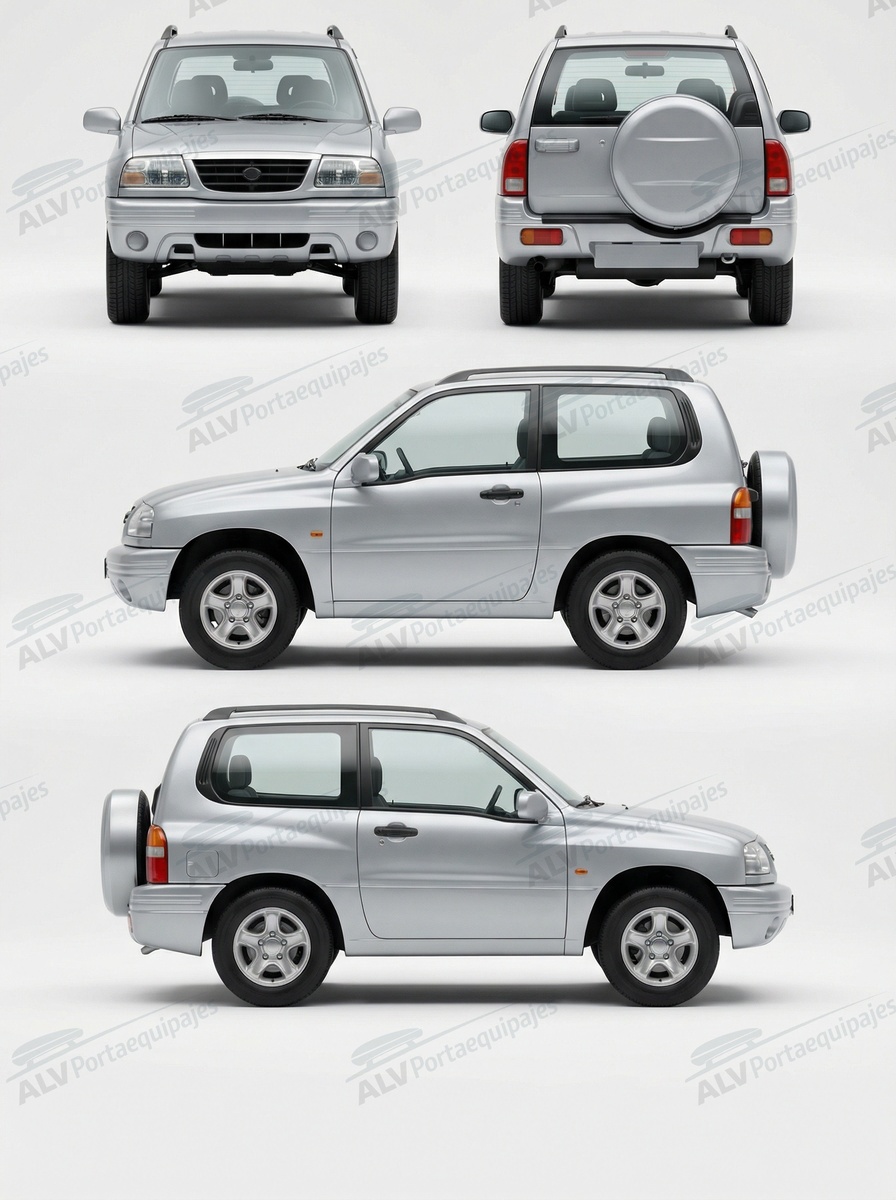 Suzuki Grand Vitara 3p (II/FT - railing) (1998-->2005)