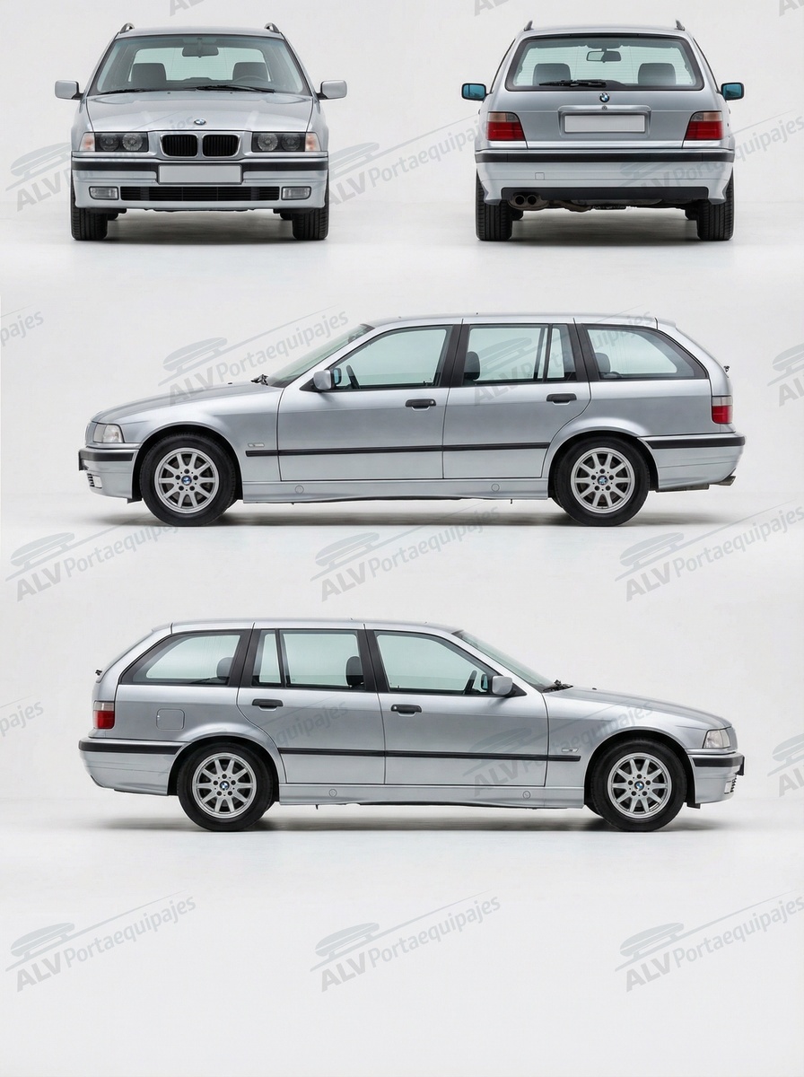 BMW Serie 3 Touring (E36 - railing) (1995-->1999)