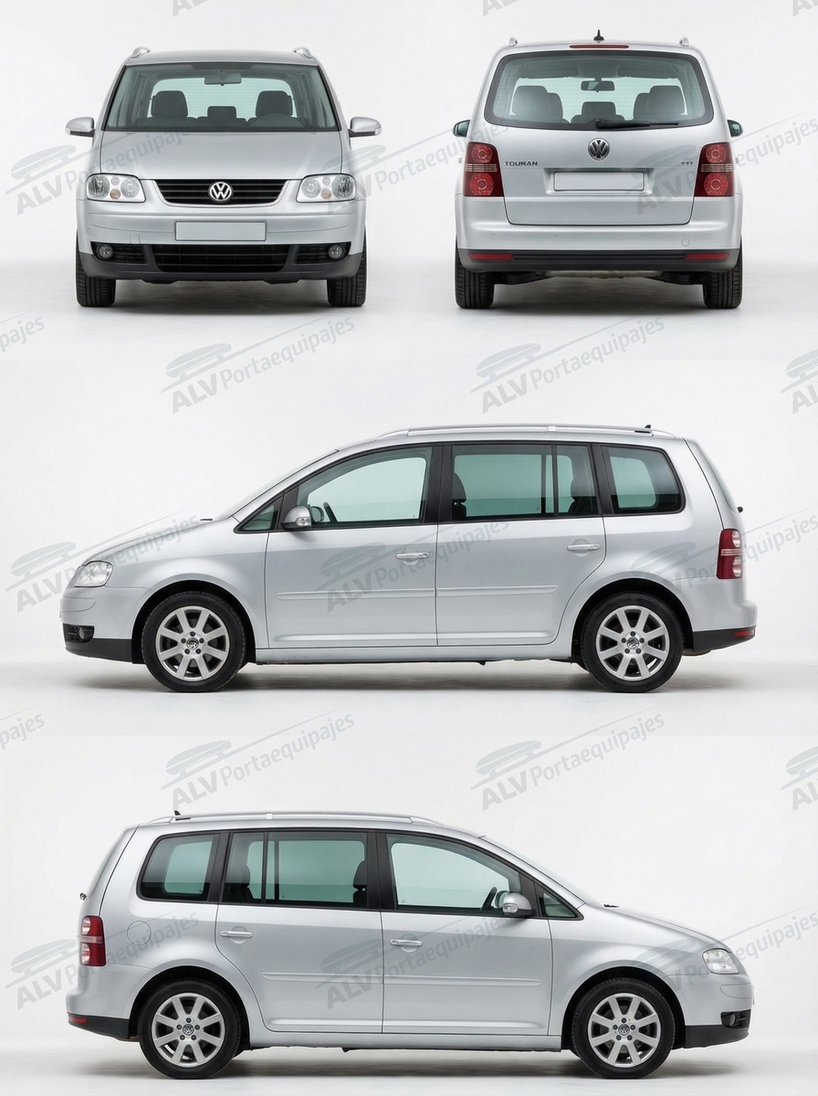 Volkswagen Touran 5p (I/1T - railing) (2003-->2010)