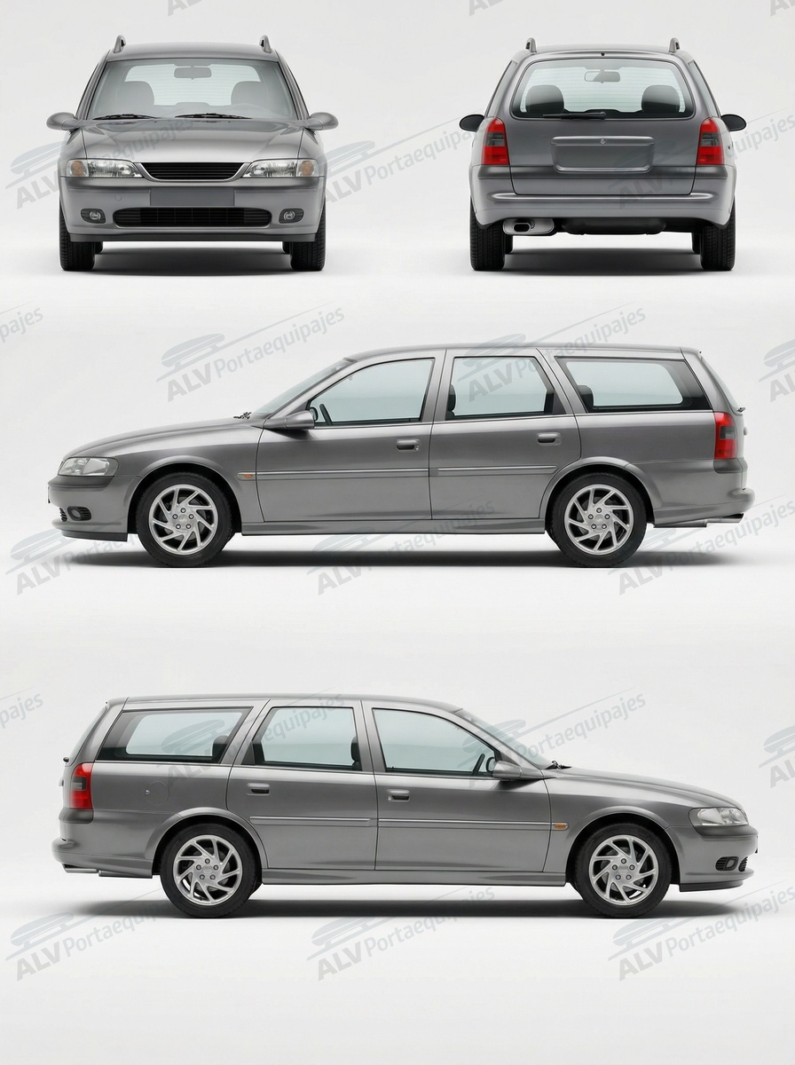 Opel / Vauxhall Vectra Caravan (B - railing) (1996-->2002)