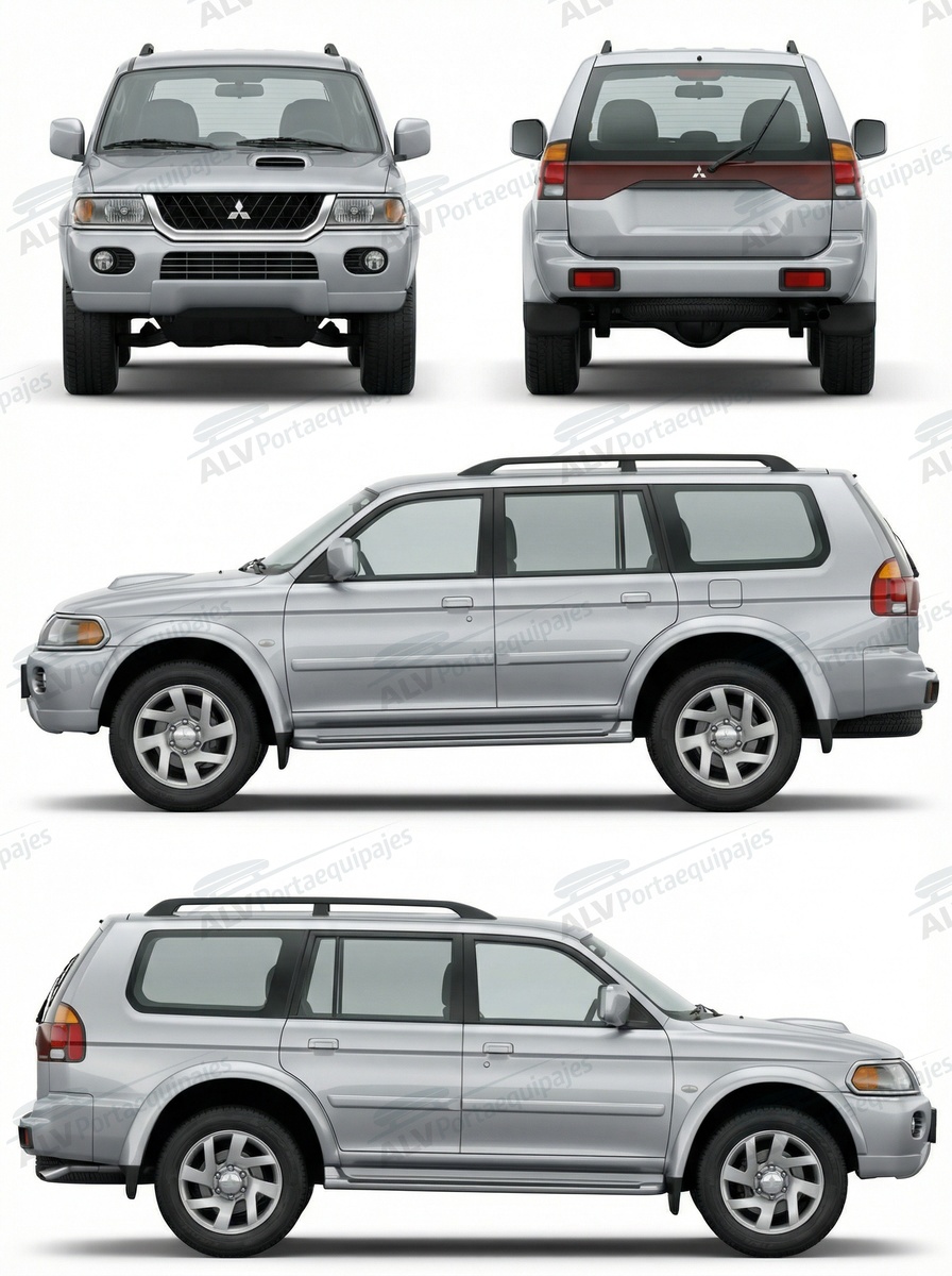Mitsubishi Montero Sport 5p (I - railing) (1998-->2008)