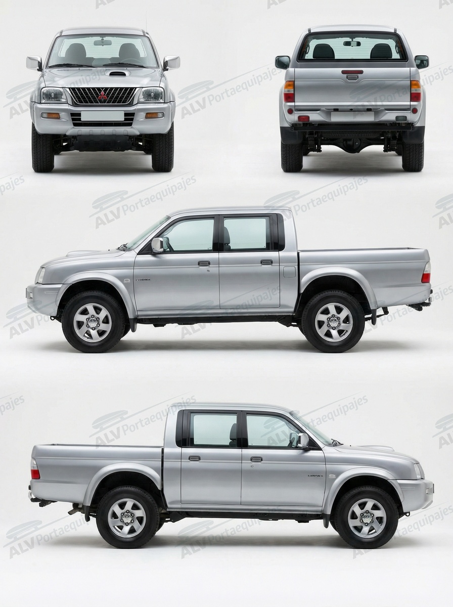 Mitsubishi L200 cabina doble (III - techo normal) (1997-->2006)