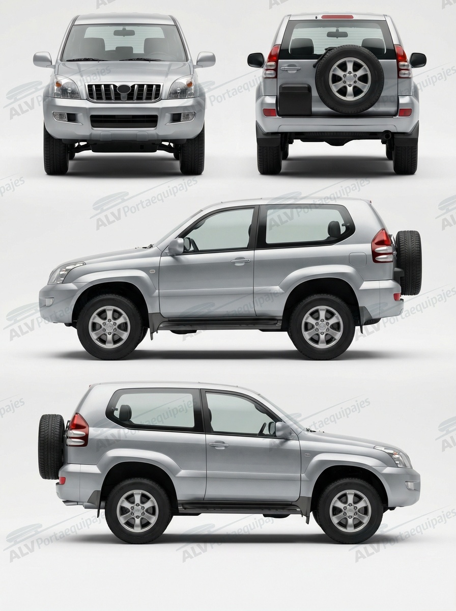 Toyota Land Cruiser 3p (J125 - fixpoint) (2002-->2010)