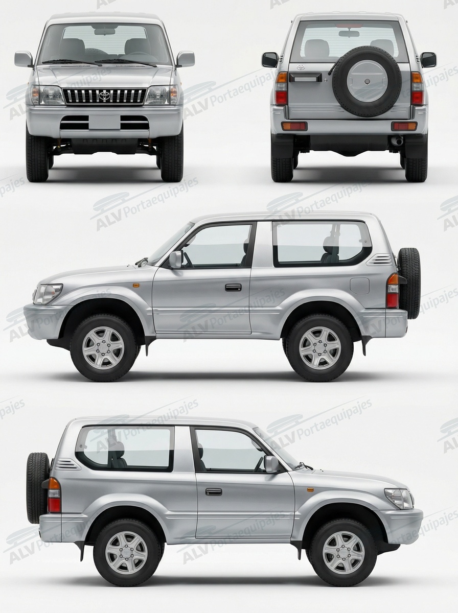 Toyota Land Cruiser 3p (J90 - vierteaguas) (1996-->2002)