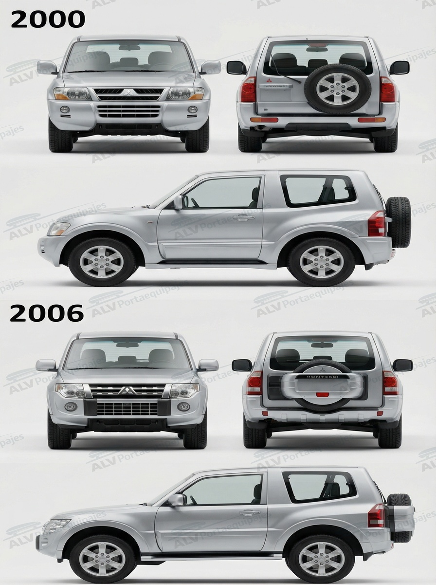 Mitsubishi Montero 3p (III/V6x-IV/V8x) (2000-->)