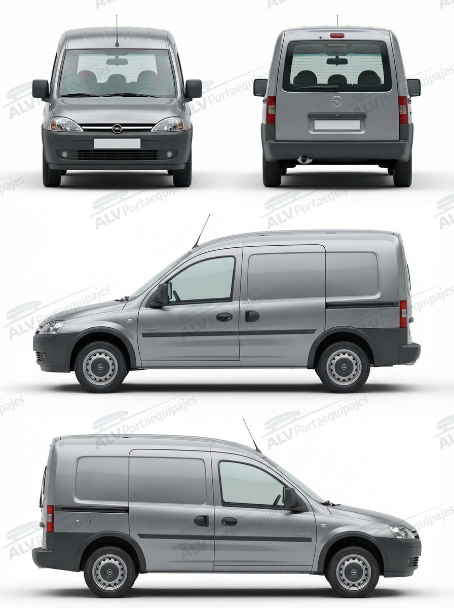 Opel / Vauxhall Combo  (C - fijaci&oacute;n por tornillo) (2002-->2012)