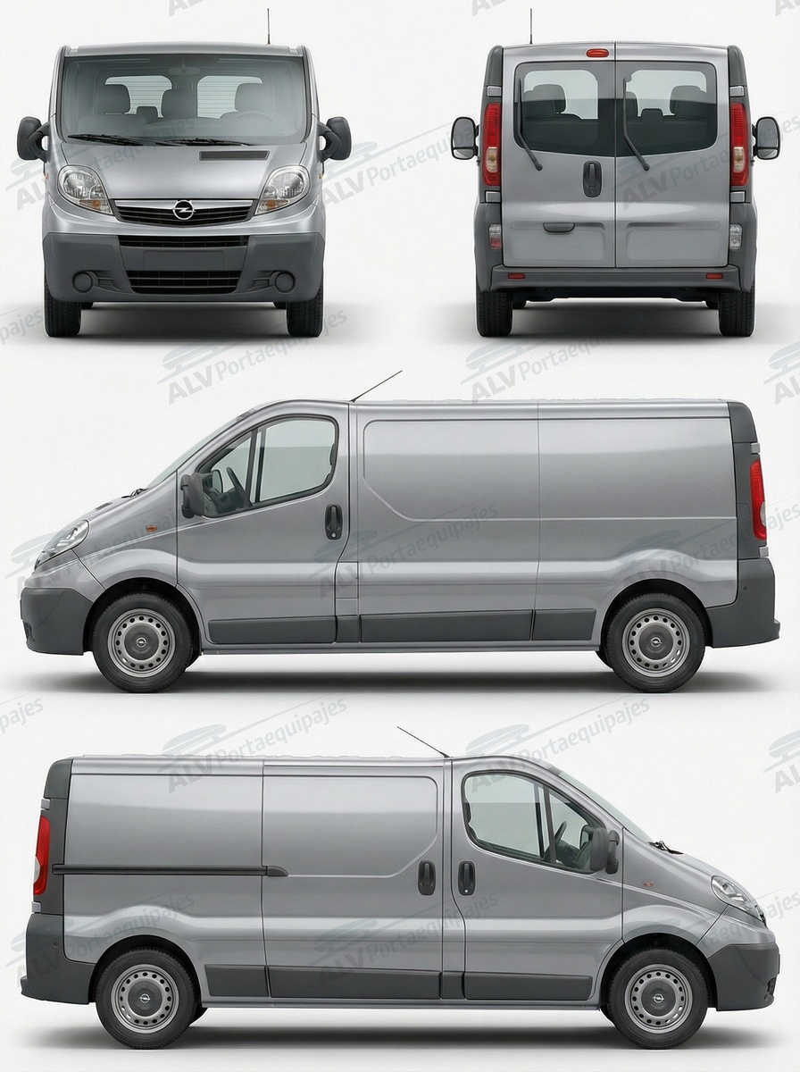 Opel / Vauxhall Vivaro L2H1 (II/X83) (2001-->2014)