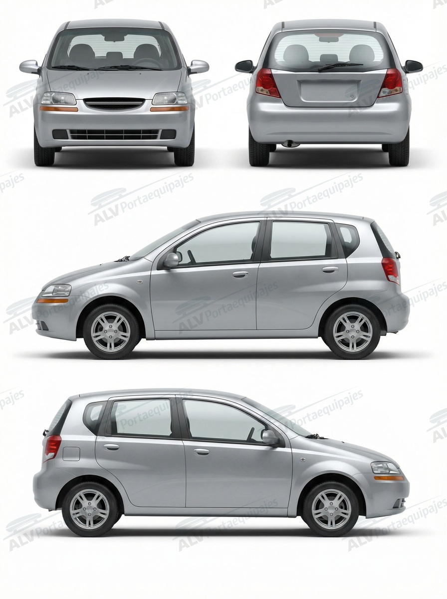Chevrolet Kalos 5p (T200 - techo normal) (2003-->2008)