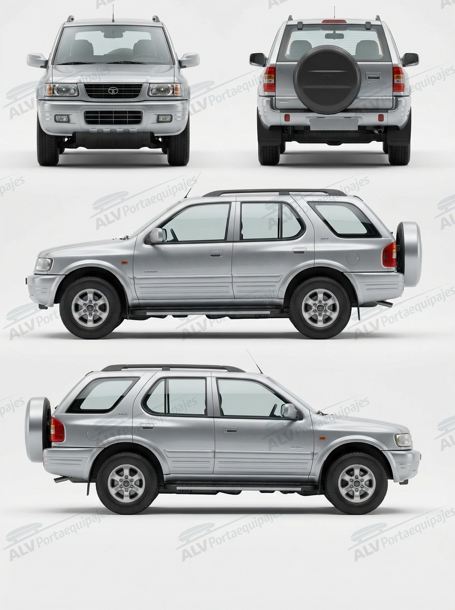 Opel / Vauxhall Frontera 5p (B - railing) (1999-->2004)