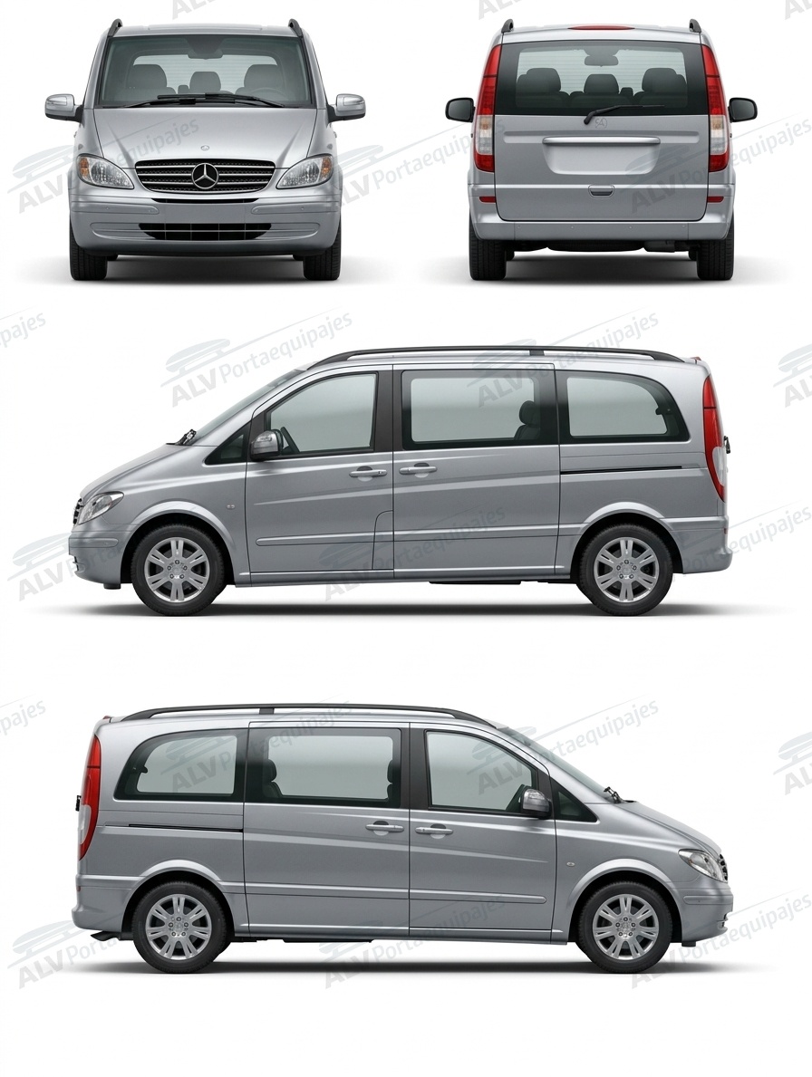 Mercedes Viano 5p MPV (W639 - railing) (2003-->2014)