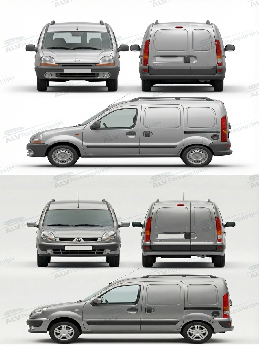 Renault Kangoo  (I - railing) (1997-->2008)