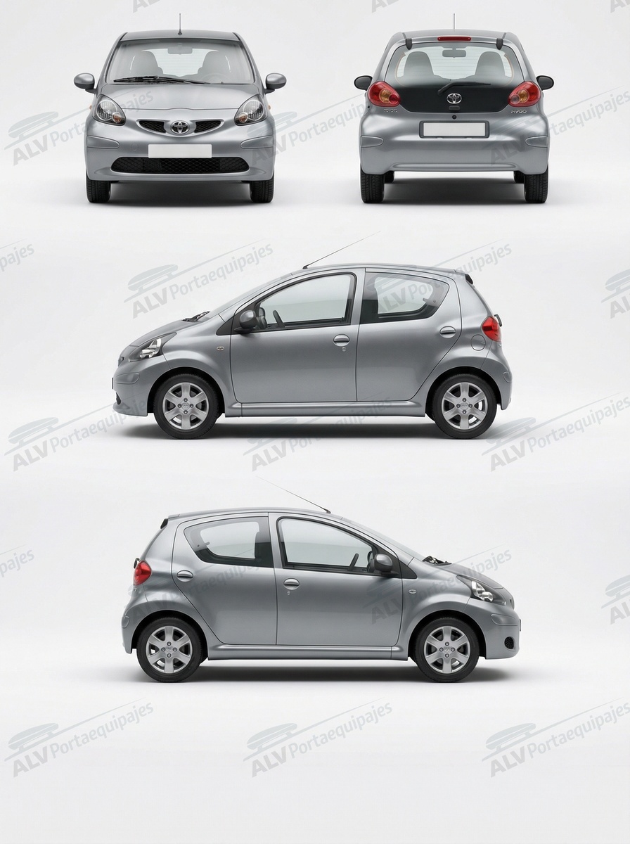 Toyota Aygo 5p (I/AB10 - techo normal) (2005-->2012)