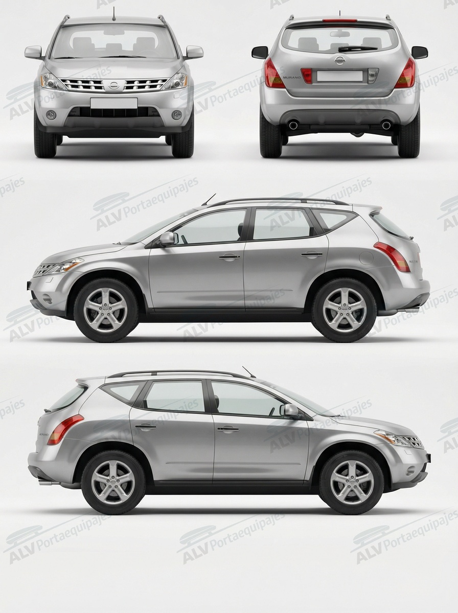 Nissan Murano 5p (I/Z50 - railing) (2003-->2007)