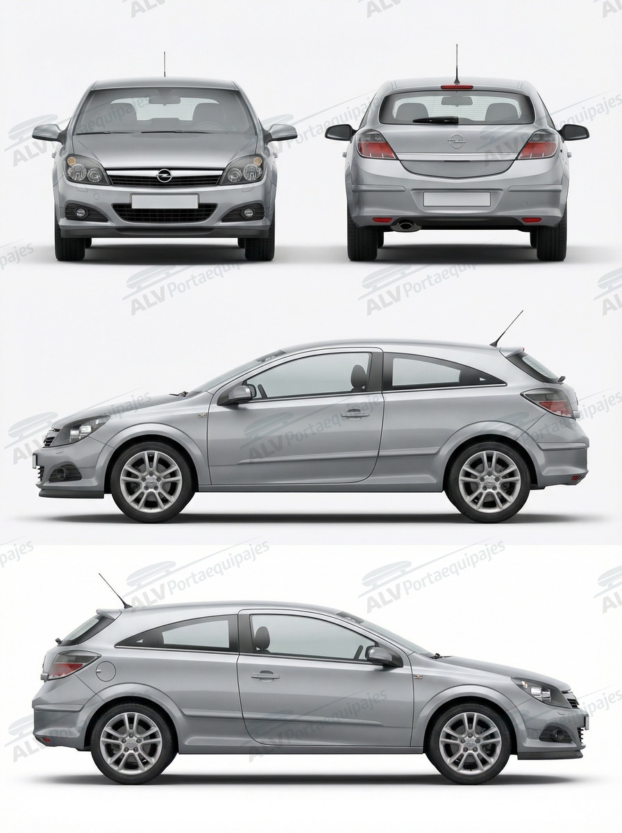 Opel / Vauxhall Astra GTC 3p (H - fixpoint) (2004-->2011)