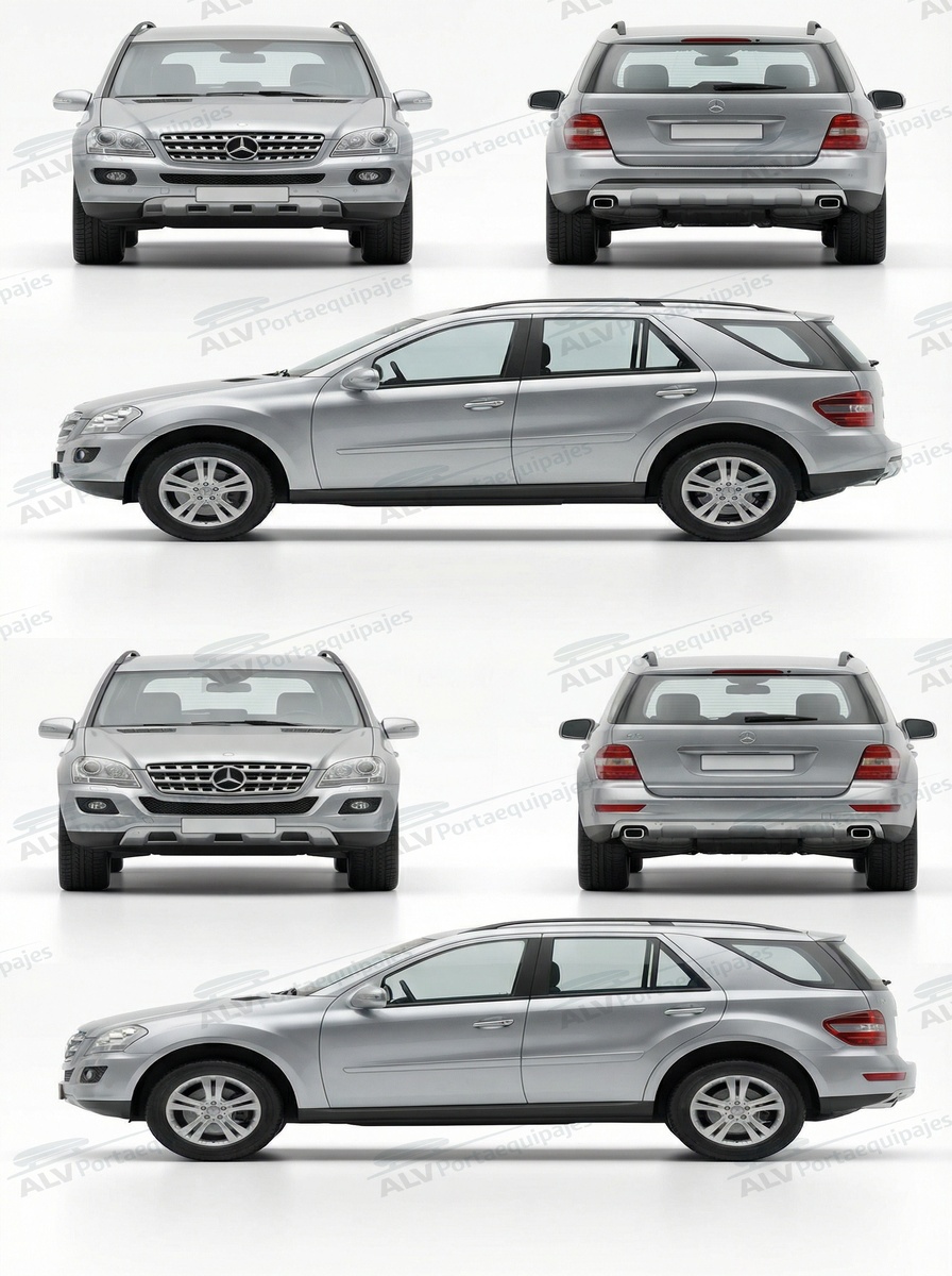 Mercedes Clase M 5p (W164 - railing) (2005-->2012)