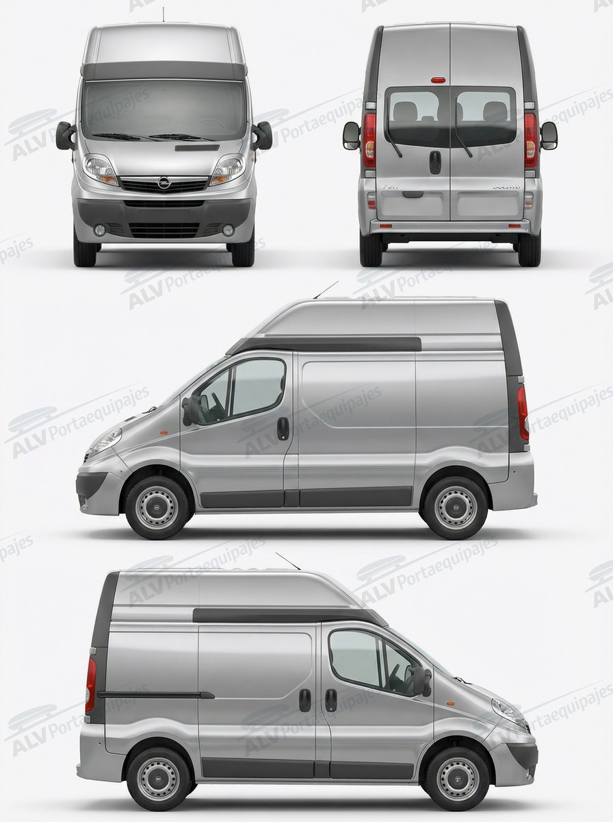 Opel / Vauxhall Vivaro L1H2 (II/X83) (2001-->2014)