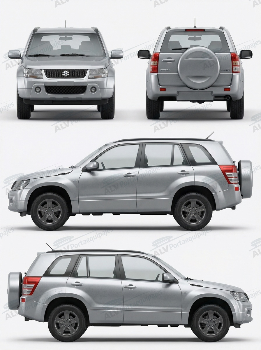 Suzuki Grand Vitara 5p (III/JT - railing integrado) (2005-->2015)