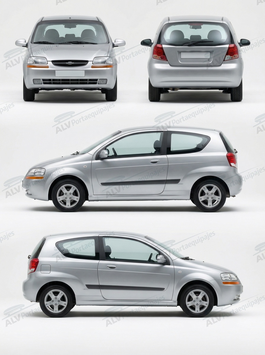 Chevrolet Kalos 3p (T200 - techo normal) (2003-->2008)