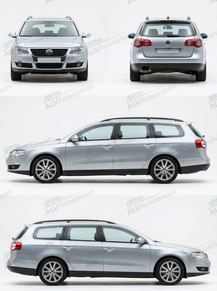 Volkswagen Passat Variant (B6/3C - railing) (2005-->2011)