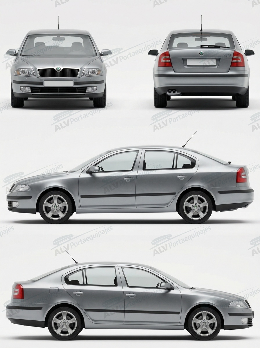 Skoda Octavia sed&aacute;n 4/5p (II/1Z - techo normal) (2004-->2013)