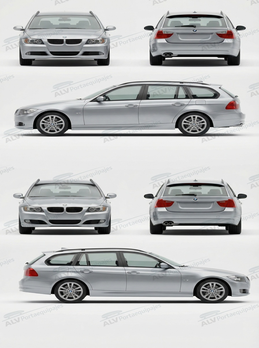 BMW Serie 3 Touring (E91 - railing) (2005-->2012)