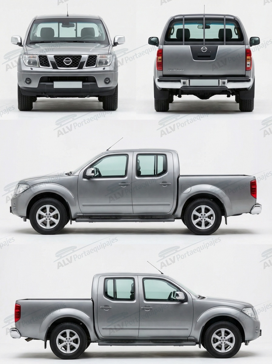Nissan Navara cabina doble (D40/ST-X - techo normal) (2005-->2015)