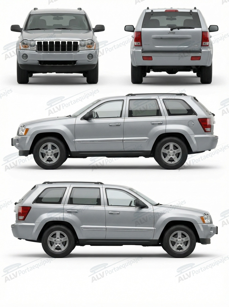 Jeep Grand Cherokee 5p (III/WK - railing) (2005-->2011)