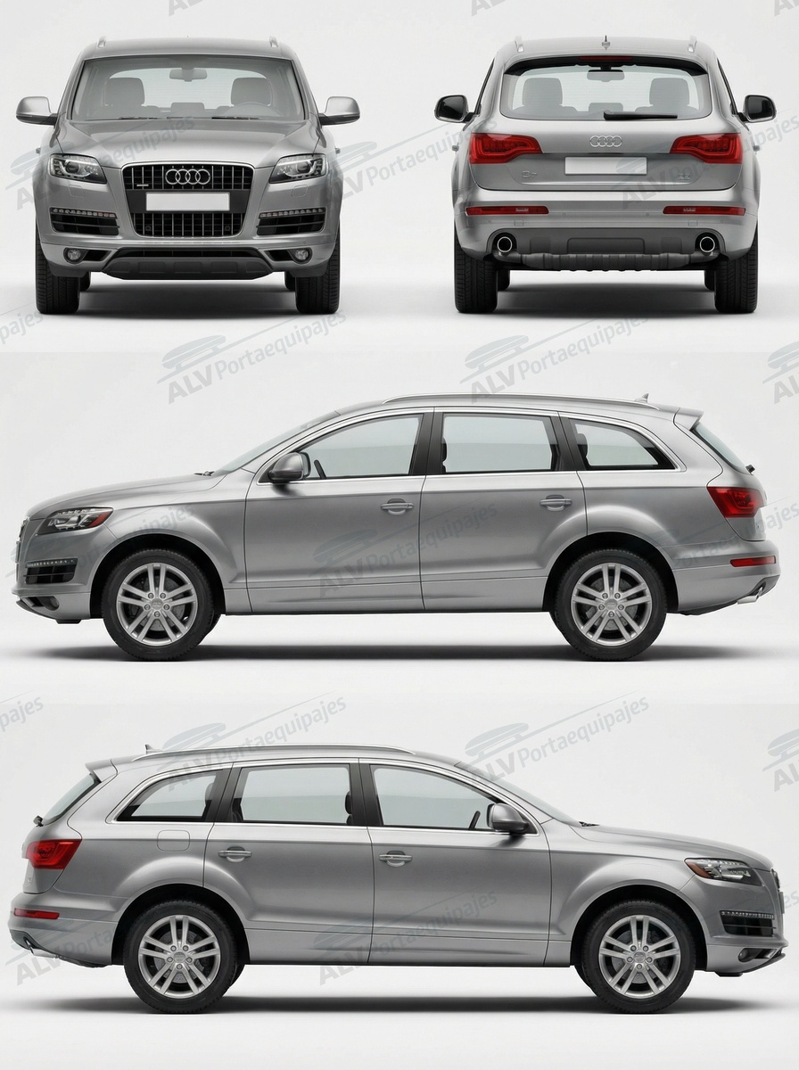 Audi Q7 5p (I/4L - railing integrado) (2006-->2015)