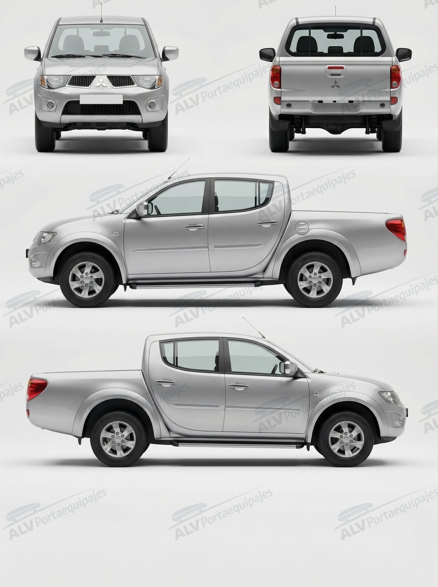 Mitsubishi L200 cabina doble (IV - techo normal) (2006-->2015)