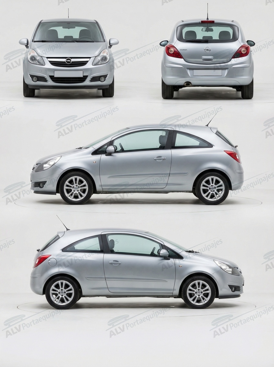 Opel / Vauxhall Corsa 3p (D - fixpoint) (2007-->2015)