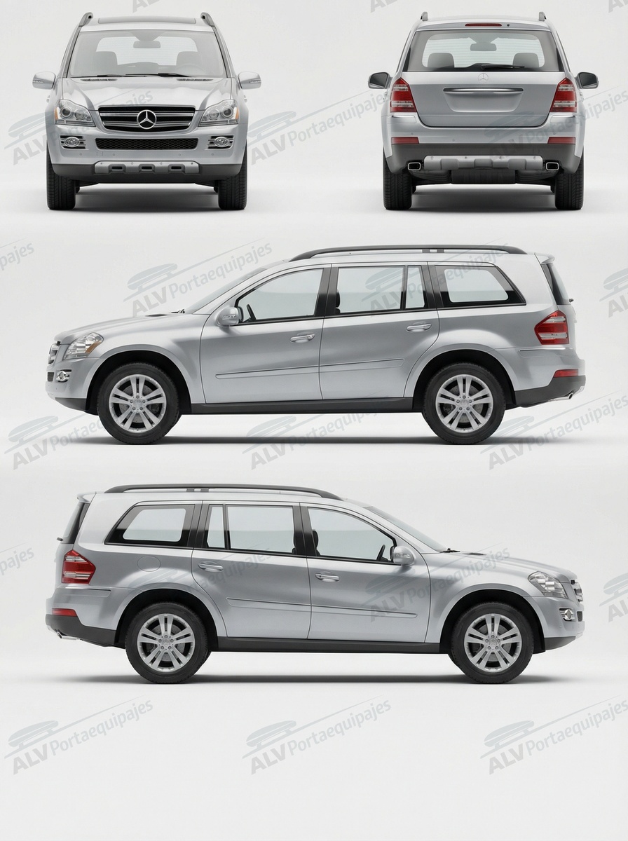 Mercedes Clase GL 5p (X164 - railing) (2007-->2012)