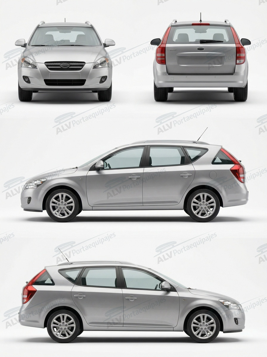 Kia Ceed SW (I/ED - railing) (2007-->2012)