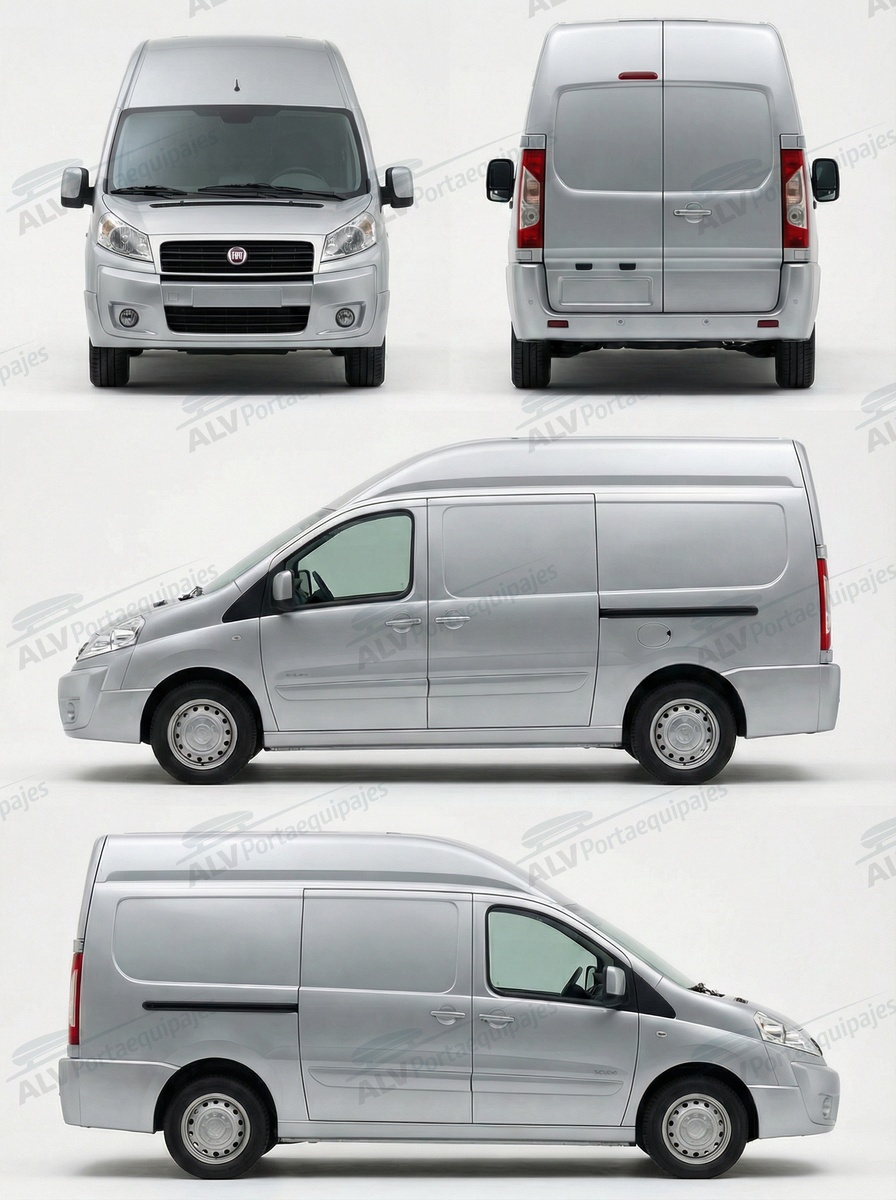 Fiat Scudo L2H2 (II - necesario perforar el techo) (2007-->2016)
