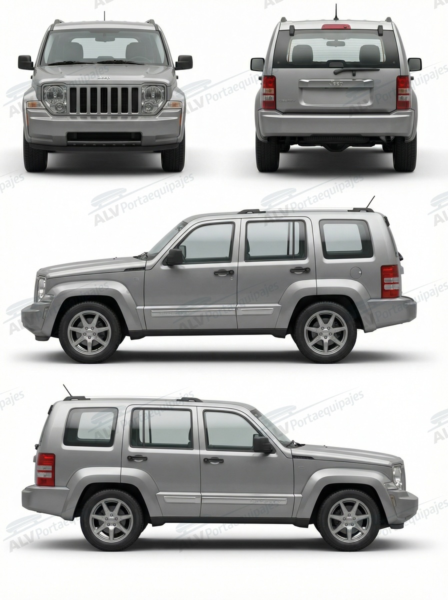 Jeep Cherokee 5p (IV/KK - railing) (2007-->2013)