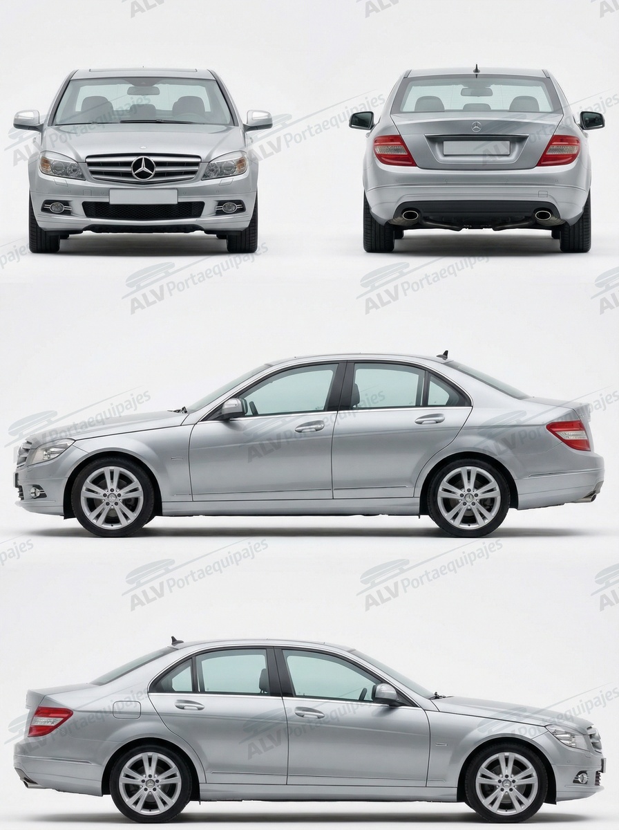 Mercedes Clase C sed&aacute;n 4p (W204 - fixpoint sin techo de vidrio) (2007-->2014)