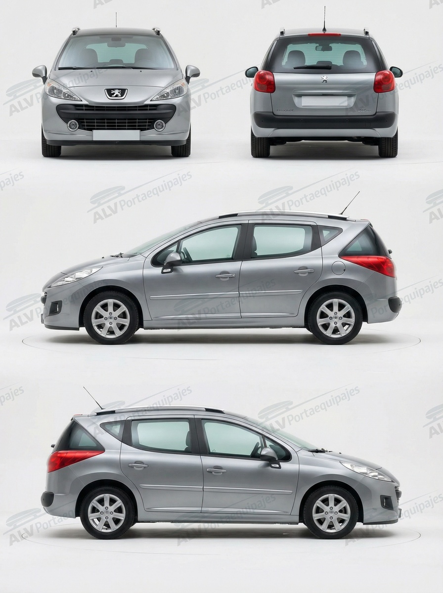 Peugeot 207 SW (railing) (2007-->2013)