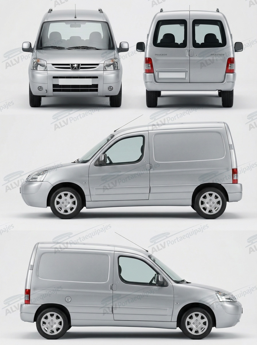 Peugeot Partner  (I - railing) (1996-->2008)