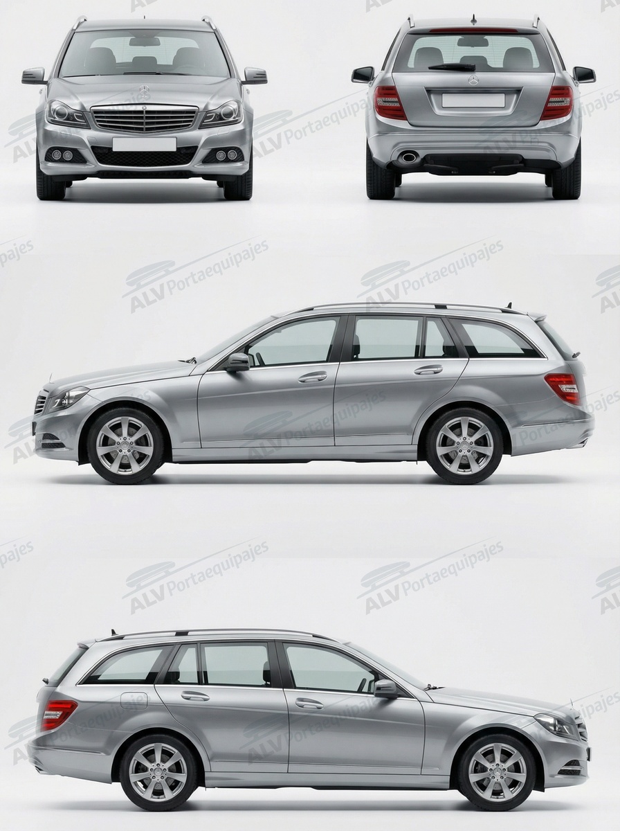 Mercedes Clase C Familiar (S204 - railing) (2008-->2014)