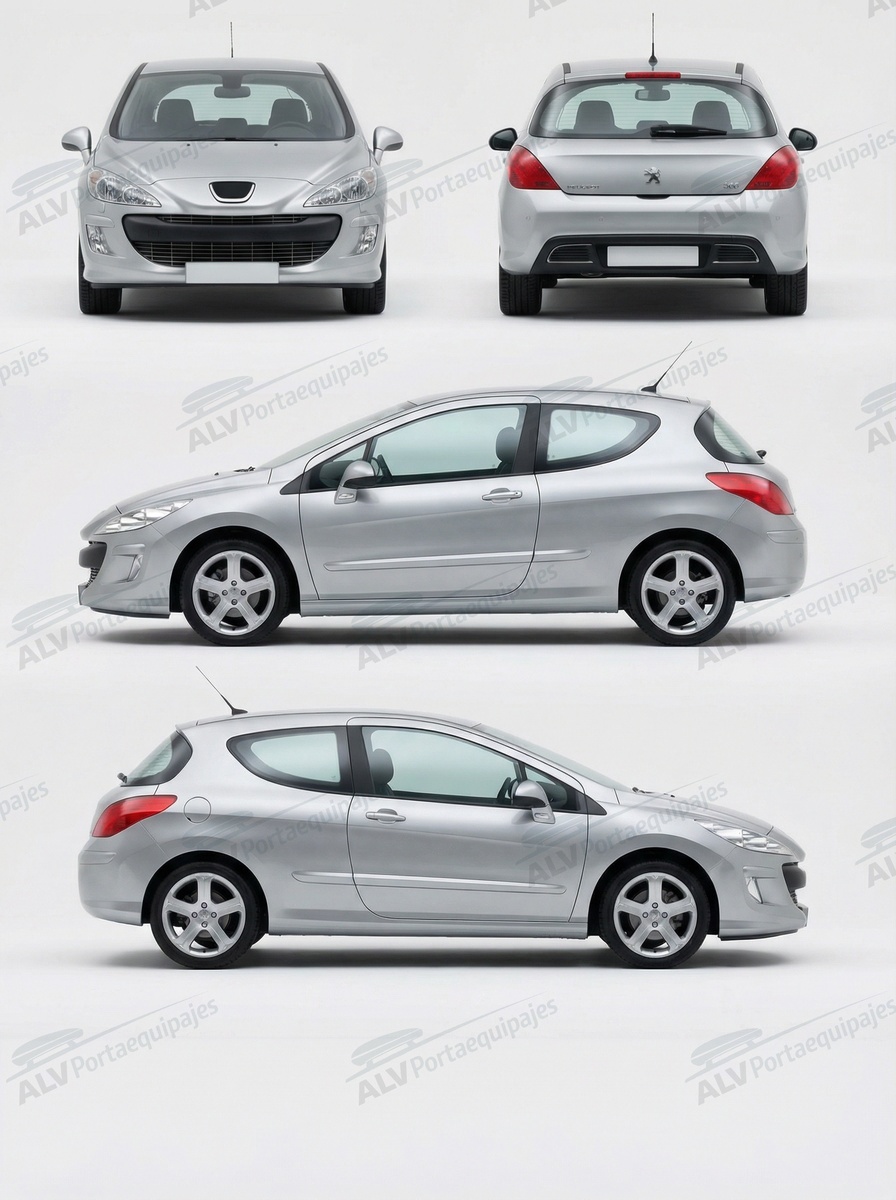 Peugeot 308 3p (I/T7 - fixpoint) (2007-->2013)