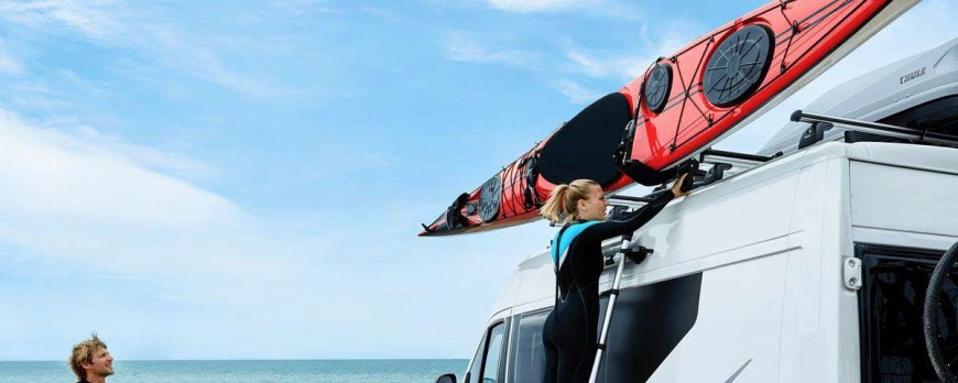 Descubre el Thule Hullavator Pro: Portakayak con Asistencia de Elevación para una Carga Fácil y Segura