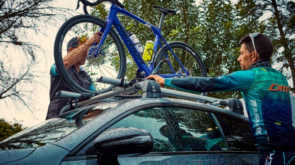 ¿Por qué necesitas un adaptador para instalar los portabicicletas Bike Rack en las barras Airo?